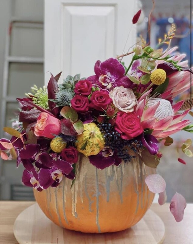 Floral pumpkin workshop Saturday 26TH October Pancake Parlour