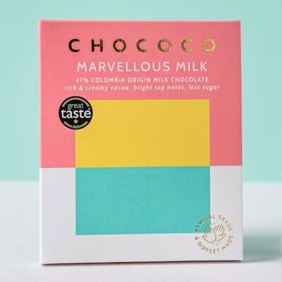 Marvellous Milk 47% Colombia Origin Milk Chocolate Bar