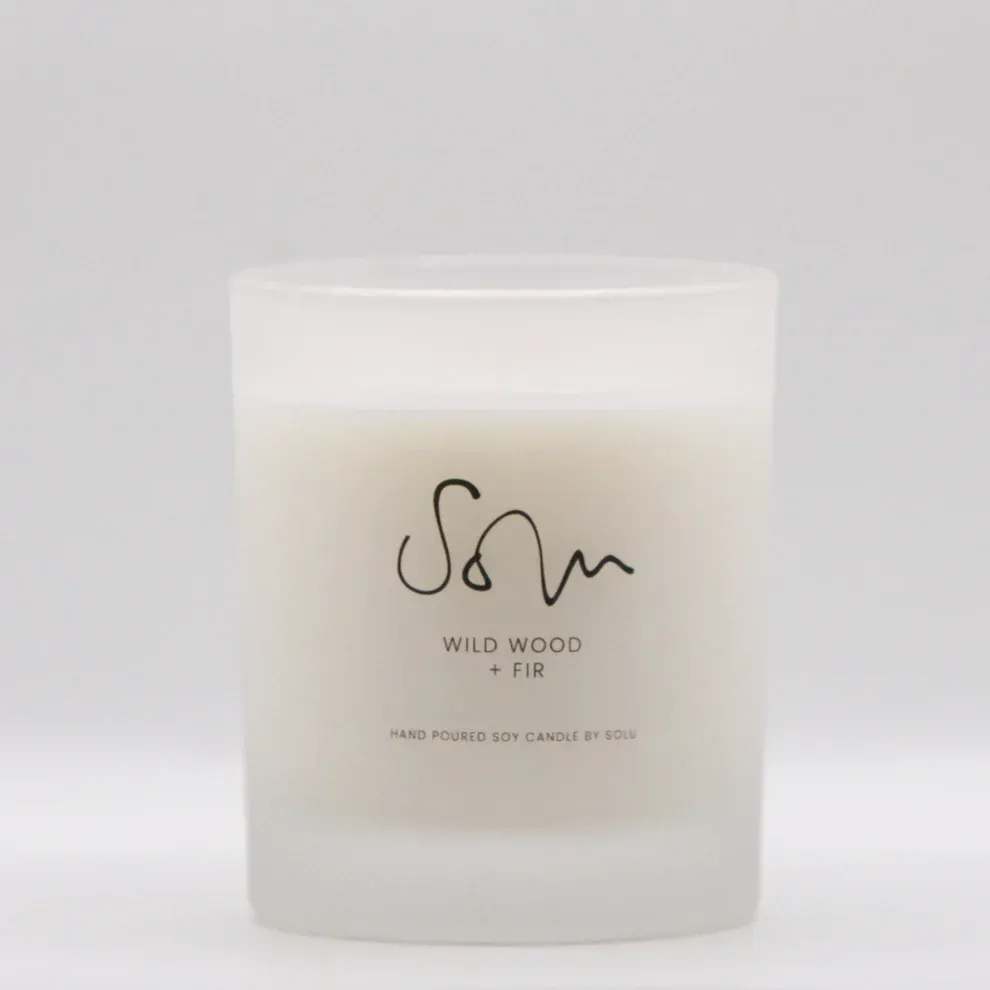 Wild Wood + Fir Soy Wax Candle 125g