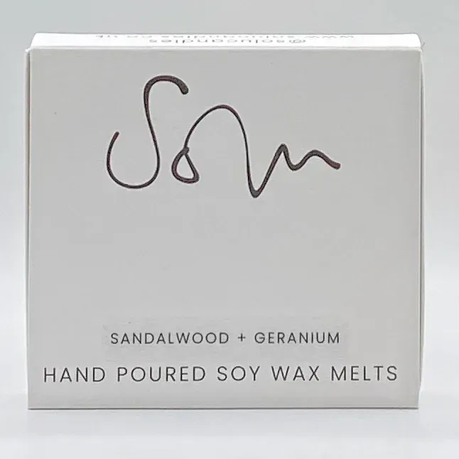 Sandalwood + Geranium Wax Melt
