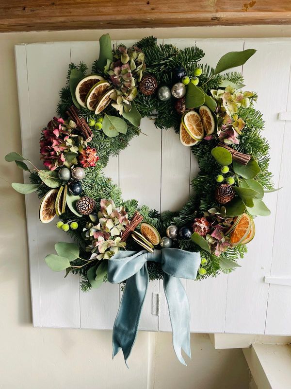 Hydrangea wreath