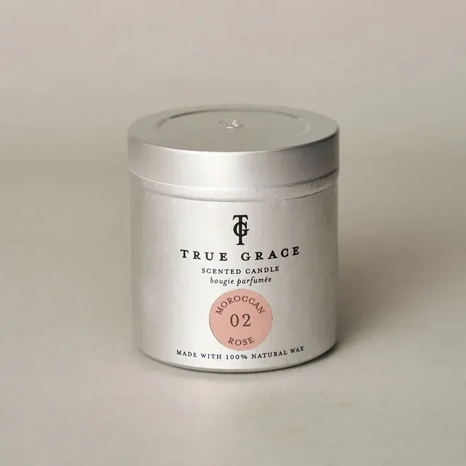 Moroccan Rose Tin Candle