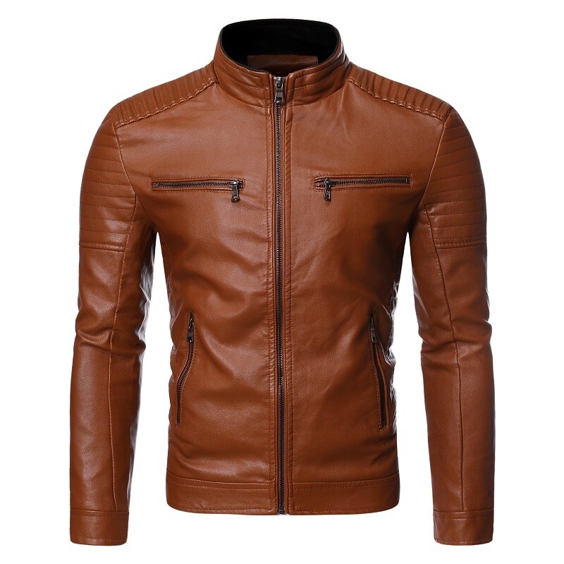 Fashion Slim Pu Jacket