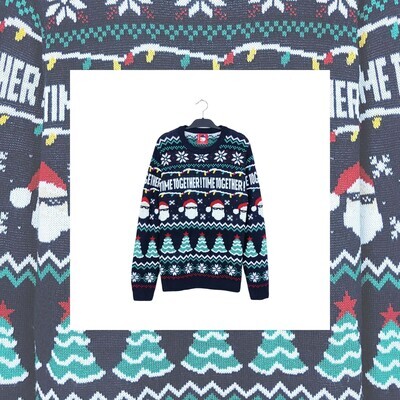 Vintage Xmas Knitted Sweater | XL