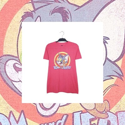 Vintage Tom and Jerry Graphic T-Shirt | S