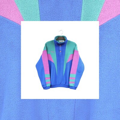 Vintage Fila Fleece Sweatshirt | S
