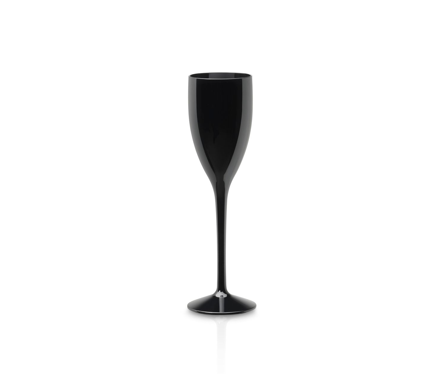 Flute Champagne 12cl Preto