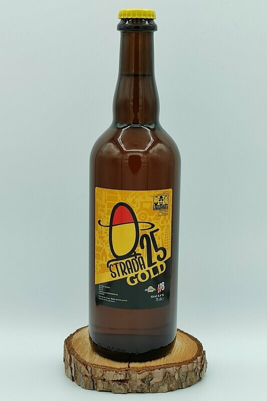 Strada 25 Gold bottiglia 33 cl