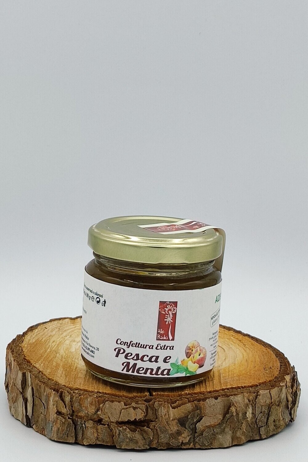 Confettura Extra Pesca e Menta 100 gr