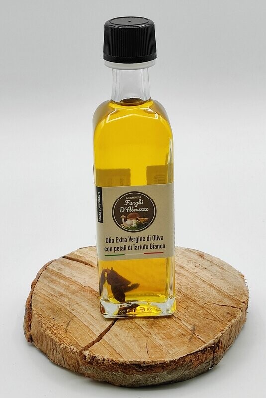 Olio Extra Vergine di Oliva con Petali di Tartufo Bianco 50 ml