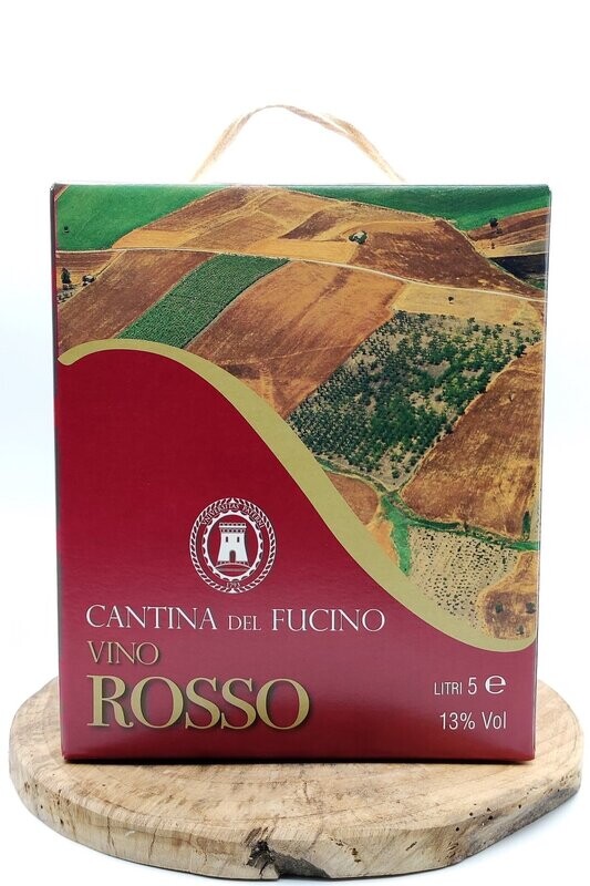 Confezione Rosso da 5 Lt  Bag in Box