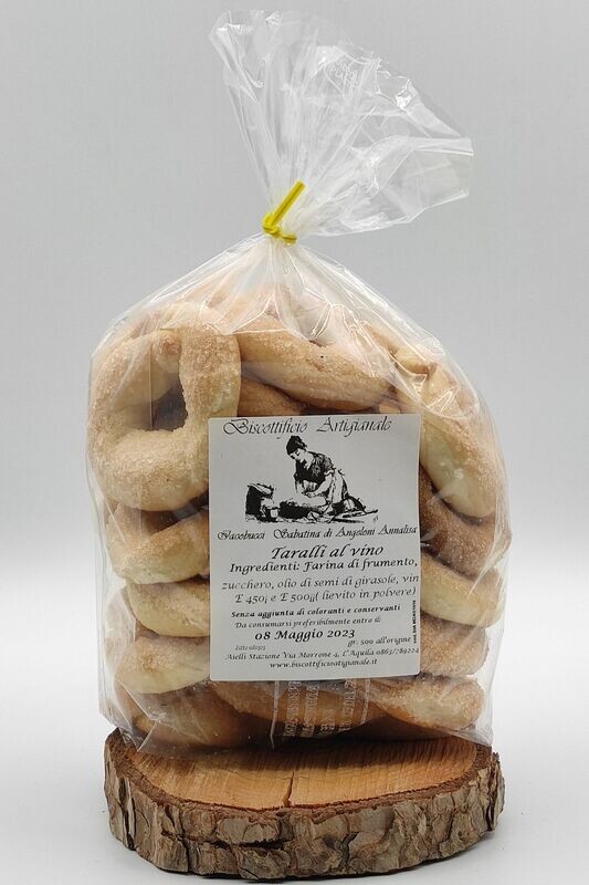 Taralli al vino 500 gr