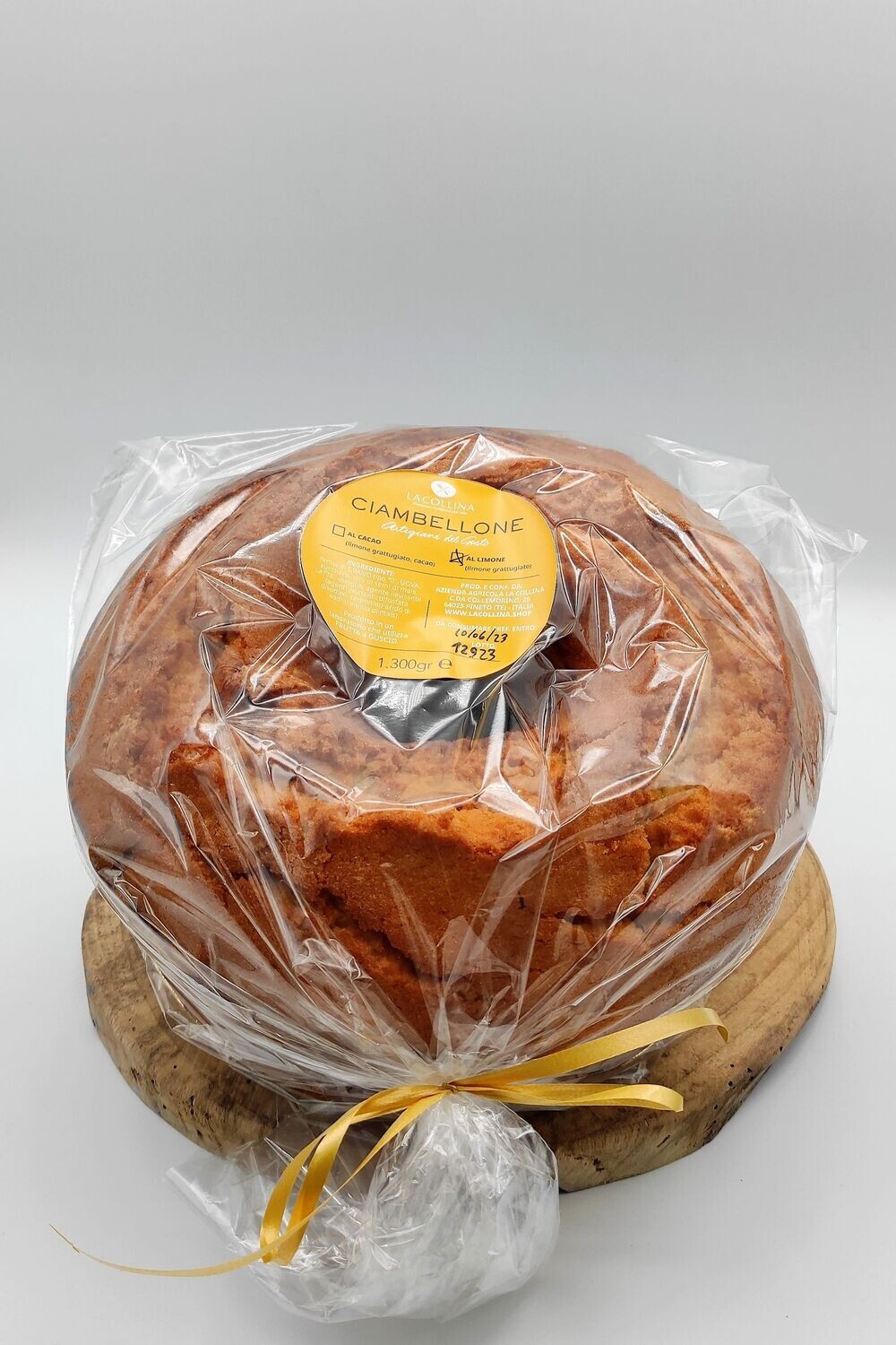 Ciambellone Artigianale al Limone 1,3 Kg