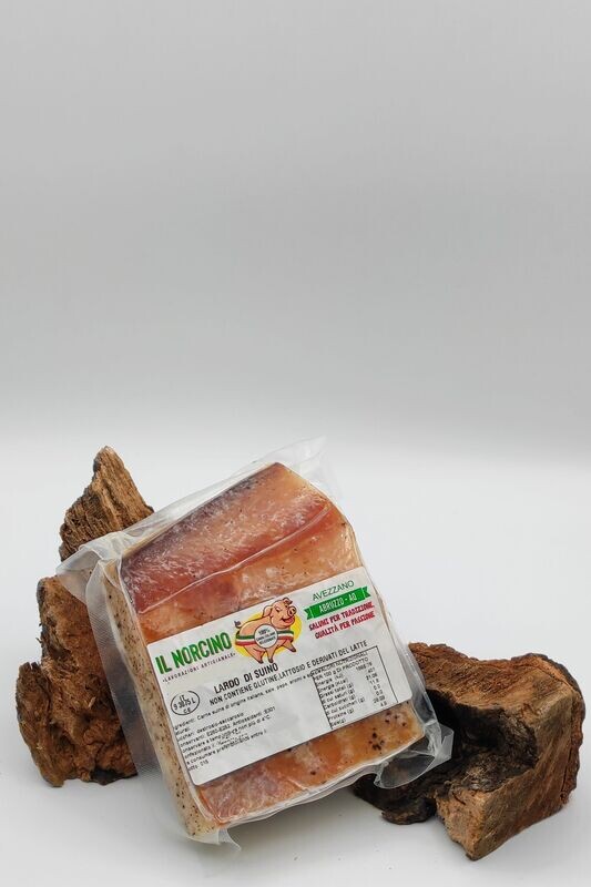 Lardo di Suino 0,400 Kg circa