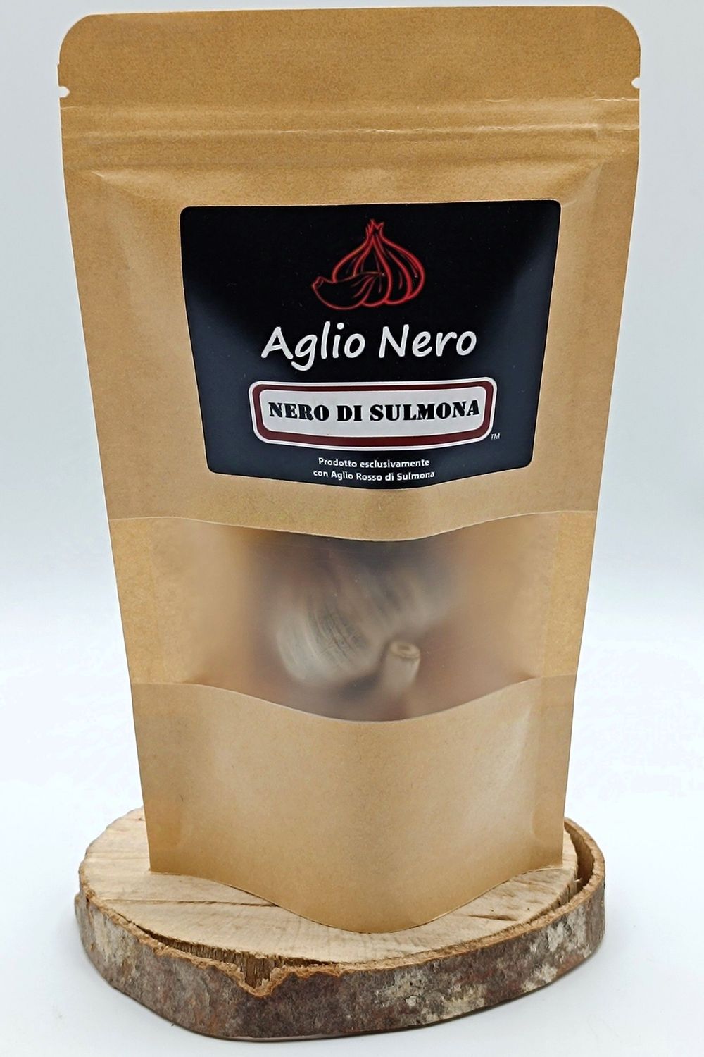 Confezione Tre teste aglio nero di Sulmona