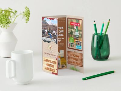 Servizio Grafica & Stampa Brochure/Poster/Volantino/Cartolina - 150 Biglietti