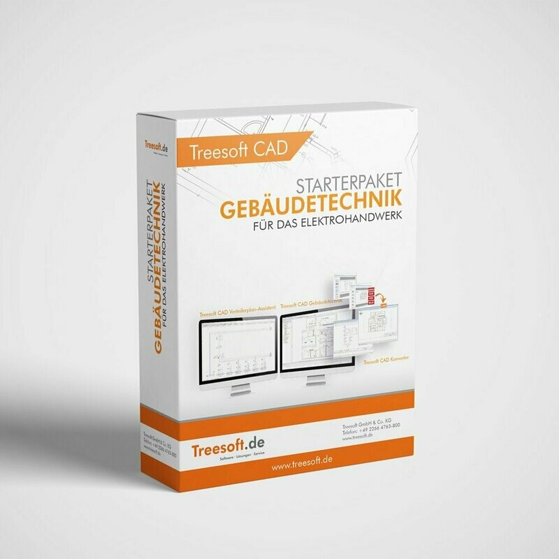 Starterpaket Treesoft CAD Gebäudetechnik für das Elektrohandwerk Starterpaket Treesoft CAD Gebäudetechnik für das Elektrohandwerk