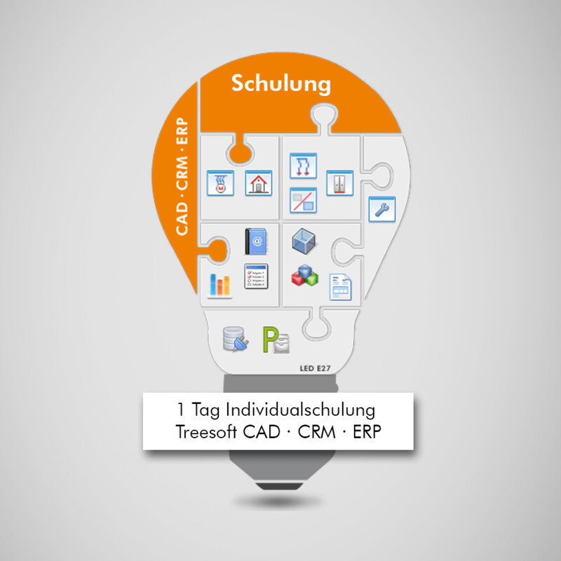 1 Tag Individualschulung   Treesoft CAD · CRM · ERP