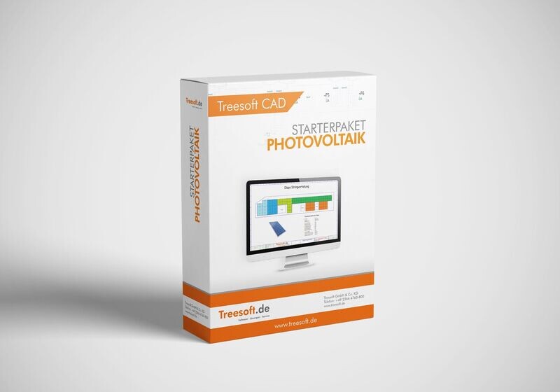 Starterpaket Treesoft CAD Photovoltaik Starterpaket Treesoft CAD Photovoltaik