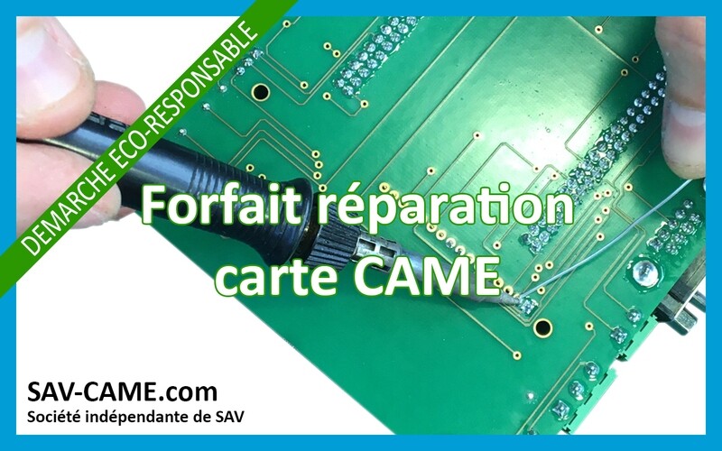 Forfait réparation carte CAME
