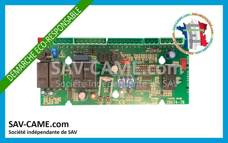 Carte Came ZBX 74-78 reconditionnée Carte Came ZBX 74-78 reconditionnée