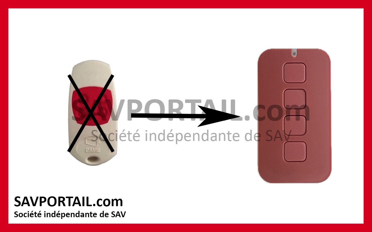 Télécommande remplacement MOTOSTAR CLIK4 MA