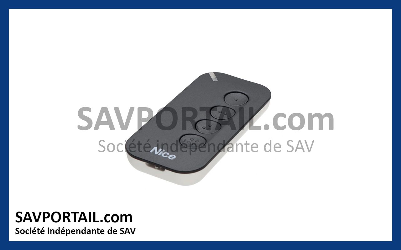 Télécommande NICE 4 canaux 433,92Mhz MYGO 4