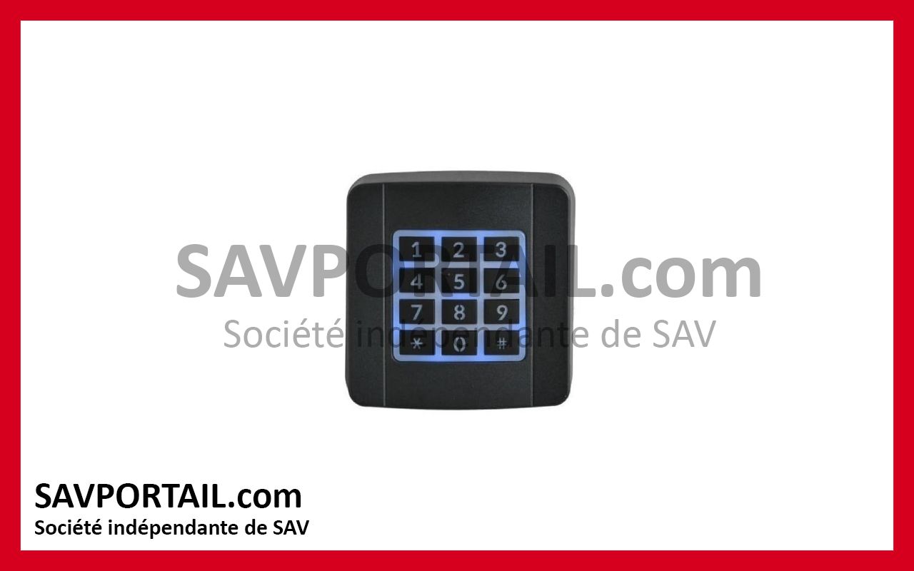 Digicode sans fil MOTOSTAR FEELSTAR 433Mhz