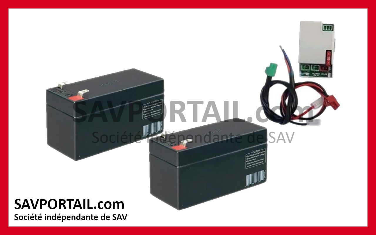 Kit Batteries de secours MOTOSTAR LINESTAR LS500 / ECLISTAR ESC500