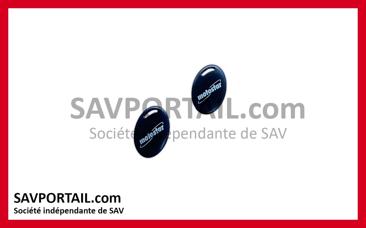 Badge MOTOSTAR  pour lecteur PROXISTAR