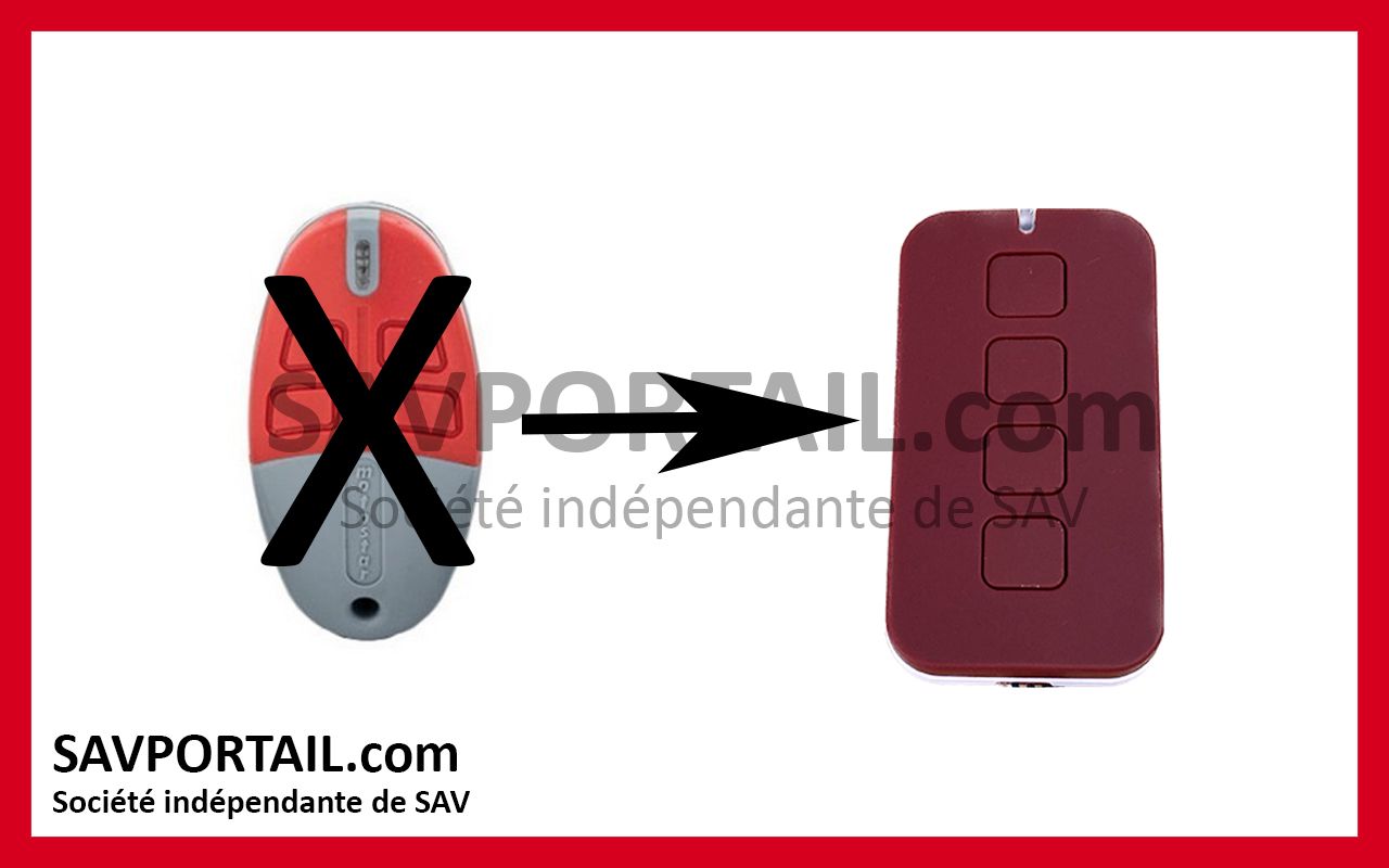 Télécommande de remplacement MOTOSTAR CLIKSTAR4