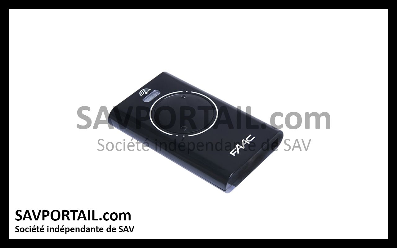 Télécommande FAAC  XT2 NOIRE 868SLHLRB 787091