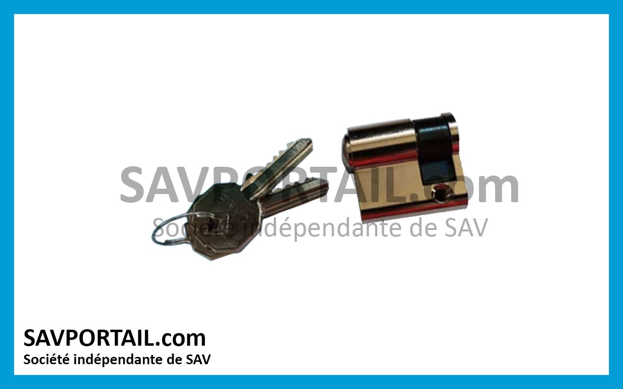 Barillet à clé DIN CAME 119R368870XX
