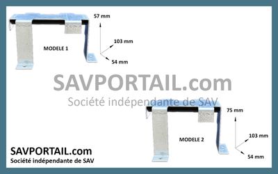 Bride fixation batterie de secours