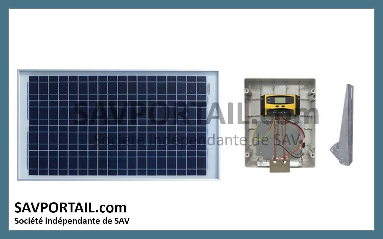 Kit d'alimentation solaire 30W pour kit d'automatisme - SOLARKIT - Motorisation plus