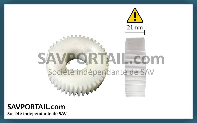 Pignon de réduction SLD700 MOTORISATION PLUS RUEL004A05