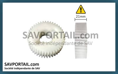 Pignon de réduction SLD700 MOTORISATION PLUS RUEL004A05