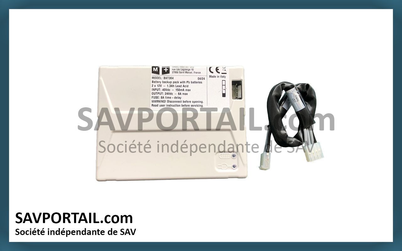 Kit batterie Motorisationplus SLD400/700 - FULL24 - DUO24 - FLASH24 Kit batterie Motorisationplus SLD400/700 - FULL24 - DUO24 - FLASH24