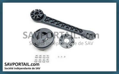 Groupe de levier moteur RUN24-PWF24 MOTORISATION PLUS LEVA004DMO