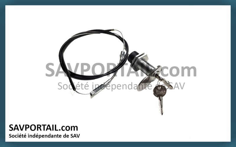 Kit de déverrouillage avec serrure et câble pour portes isolées HAL1S