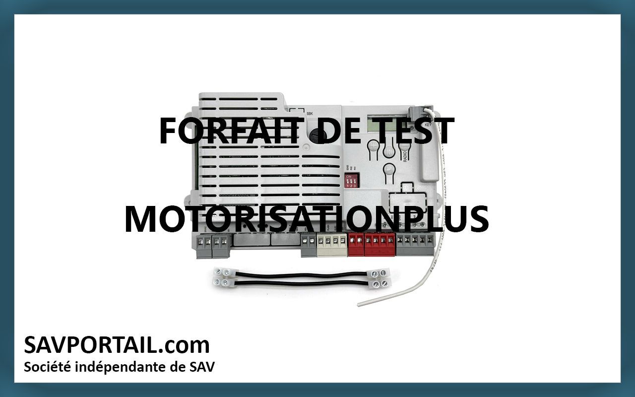 Forfait test carte Motorisationplus