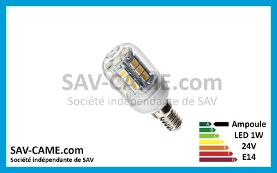 Ampoule LED 24V 1W E14 Ampoule LED 24V 1W E14