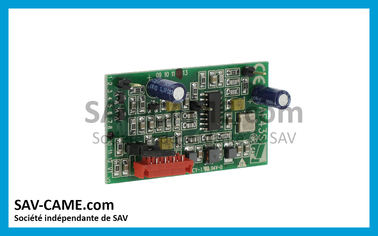 Carte radio CAME AF43TW embrochable 433.92 Mhz - 102,50