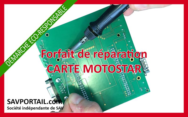 Forfait de réparation carte MOTOSTAR Forfait de réparation carte MOTOSTAR