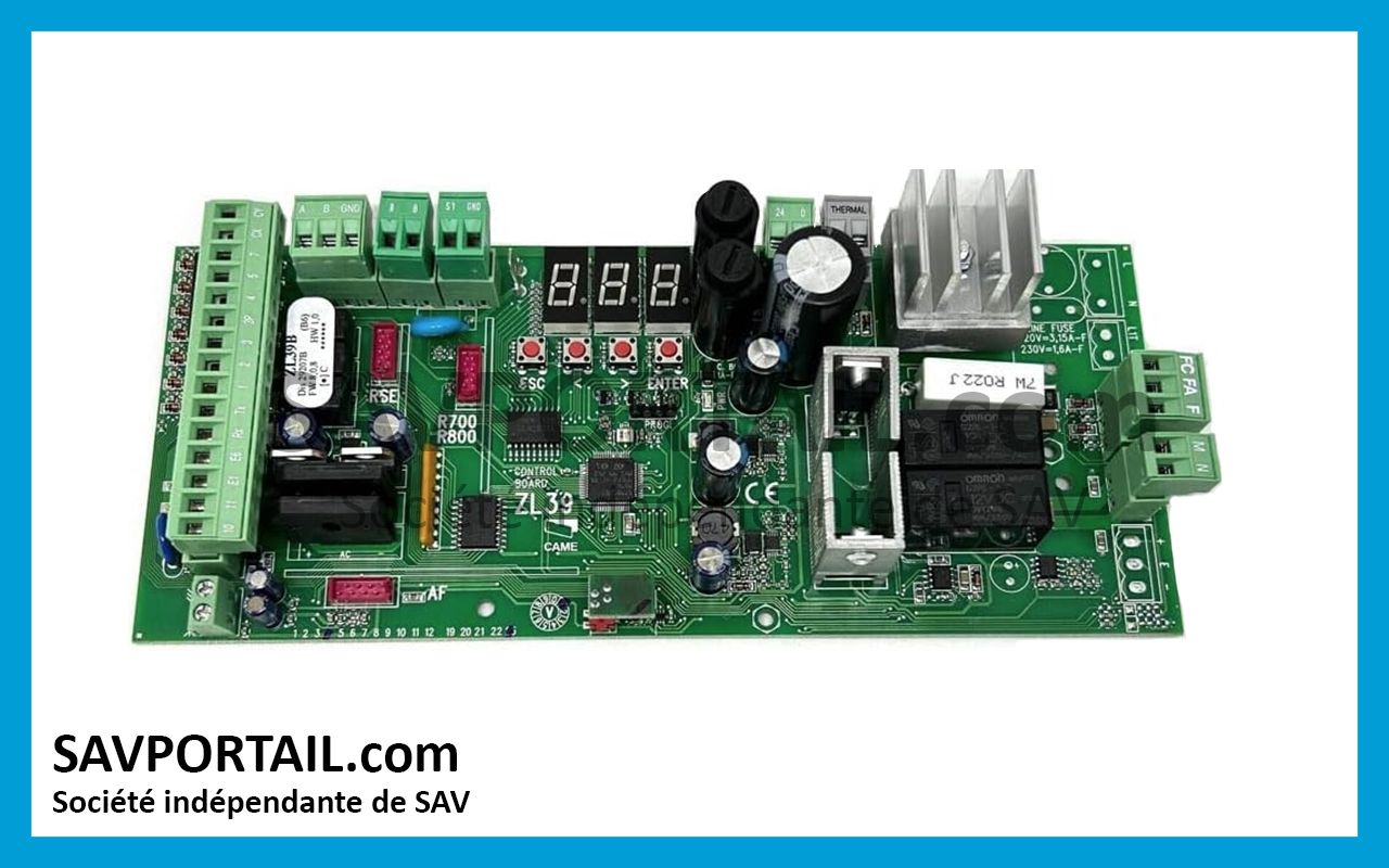 Carte 88001-0192 CAME ZL39A pour barrière G5000 Carte 88001-0192 CAME ZL39A pour barrière G5000