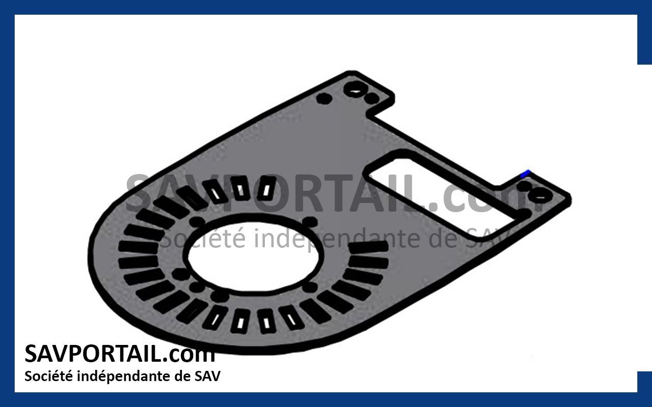 Plaque de fond métallique Nice PMD1902