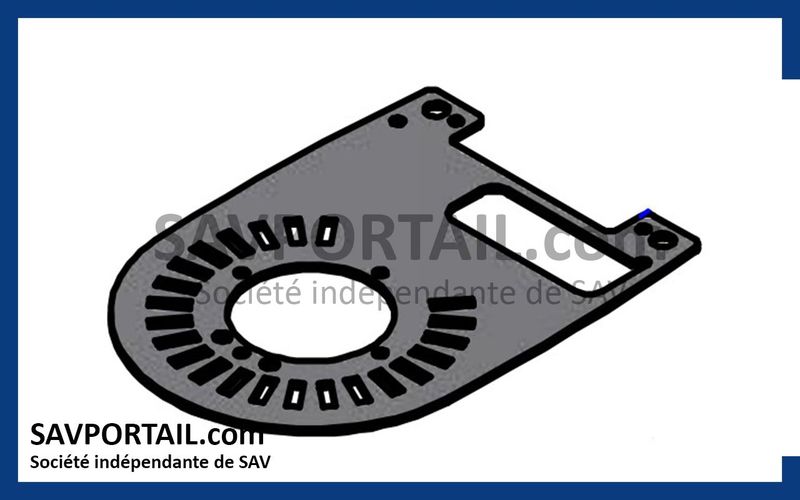 Plaque de fond métallique Nice PMD1902