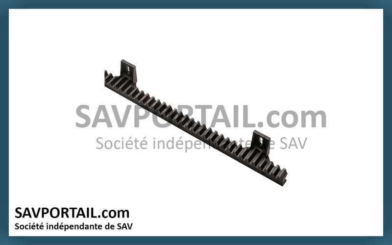 Crémaillère M4 en nylon L=1000 mm jusqu'à 800 kg KEY AUTOMATION RN800