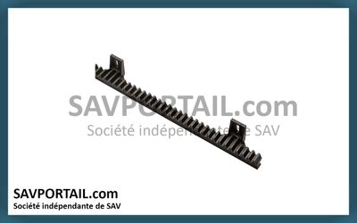 Crémaillère M4 en nylon L=1000 mm jusqu'à 800 kg KEY AUTOMATION RN800