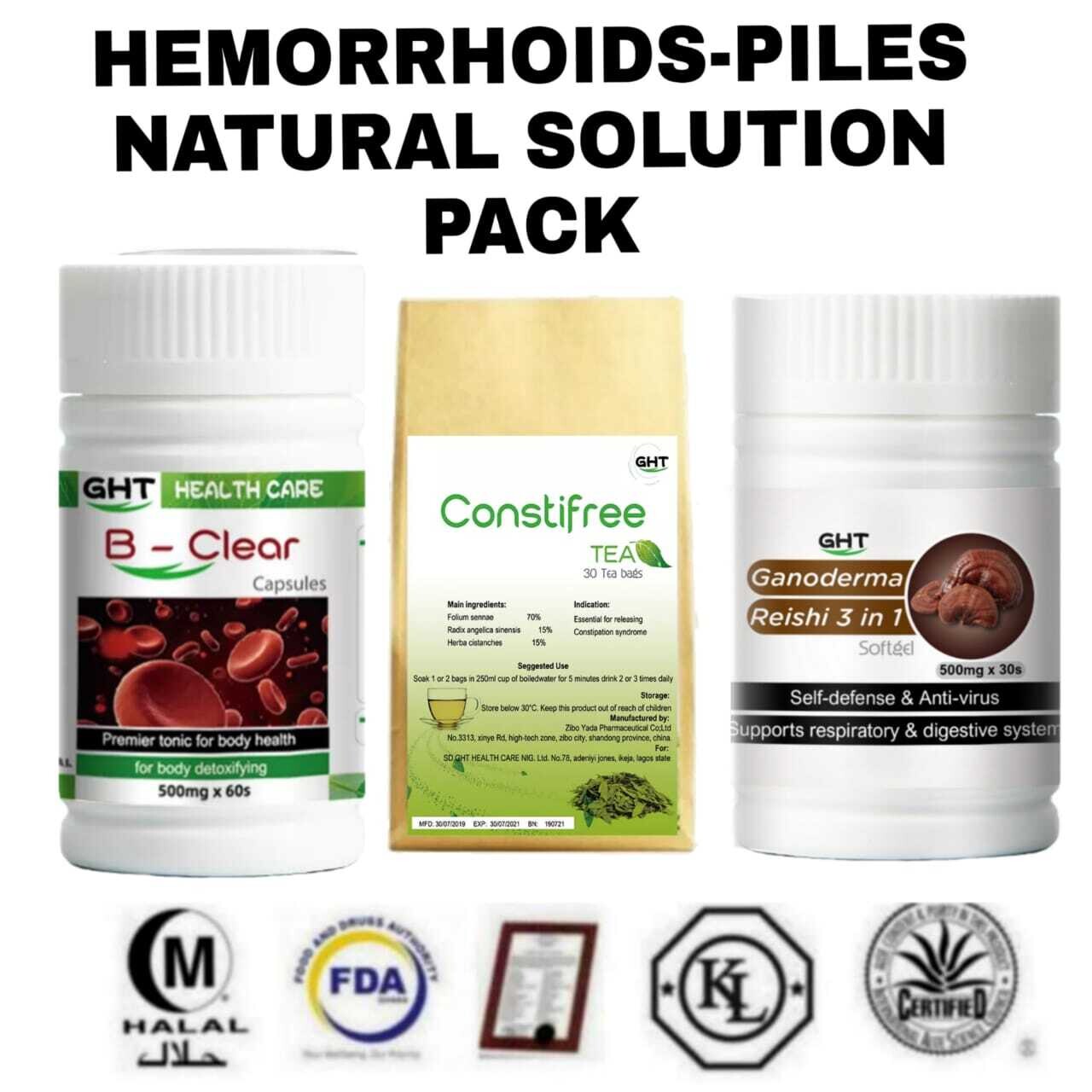 Hemorrhoid (pile) Removal Pack (Without Surgery)